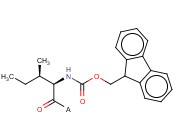 Fmoc-D-<span class='lighter'>Ile</span>-Wang resin