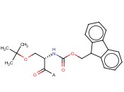 Fmoc-<span class='lighter'>Ser</span>(tBu)-Wang resin