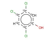 <span class='lighter'>2,4,5-TRICHLOROPHENOL</span> (13C6)