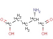 GLUTAMIC ACID, <span class='lighter'>L-</span>[14C(U)]