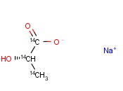 LACTIC ACID SODIUM SALT <span class='lighter'>L-</span>[14C(U)]