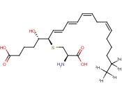 5S-HYDROXY-6R-(S-CYSTEINYL)-7E,9E,11Z,14Z-EICOSATETRAENOIC-19,19,20,20,20-D5 ACID
