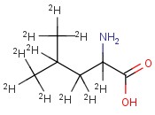 DL-<span class='lighter'>亮氨酸</span>-d10