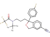 N-TRIFLUOROACETODESMETHYL <span class='lighter'>CITALOPRAM</span>-D3