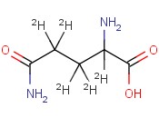 DL-<span class='lighter'>GLUTAMINE</span>-2,3,3,4,4-D5