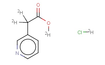 3-<span class='lighter'>吡啶</span>乙<span class='lighter'>酸盐酸盐</span>-D2氘代内标