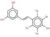 5-[(1E)-2-(4-HYDROXYPHENYL)ETHENYL]-1,3-BENZENEDIOL-2,3,5,6-D4