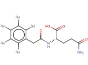 NALPHA-(PHENYL-D5-ACETYL)-<span class='lighter'>L-GLUTAMINE</span>