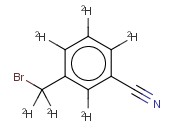 3-氰基苄基<span class='lighter'>溴</span>-D6/α-<span class='lighter'>溴</span>间甲基<span class='lighter'>苯</span><span class='lighter'>甲</span><span class='lighter'>腈</span>-D6氘代内标