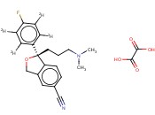 (-)-(R)-<span class='lighter'>CITALOPRAM</span>-D4 OXALATE