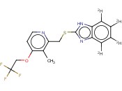 2-[[[3-METHYL-4-(2,2,2-TRIFLUOROETHOXY)-2-PYRIDINYL]METHYL]THIO]-1H-BENZIMIDAZOLE-D4