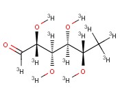 6-DEOXY-L-MANNOSE, <span class='lighter'>L-</span>[3H(G)]