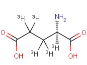 GLUTAMIC ACID, <span class='lighter'>D-</span>[2,3,4-3H]