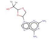 2,4-DIAMINOPURINE DIOXOLANE, [5'-3H]-