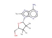 BETA-L-2',3'-DIDEOXYADENOSINE, [2',3',8-3H]-