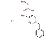 Pyridinium, 3-[(methoxycarbonyl)<span class='lighter'>amino</span>]-4-methyl-1-(phenylmethyl)-, <span class='lighter'>bromide</span> (1:1)