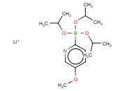 三<span class='lighter'>异</span>丙基 2-(5-甲<span class='lighter'>氧基</span>吡啶)<span class='lighter'>硼酸</span>锂