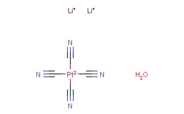 四氰合<span class='lighter'>铂</span>(II)<span class='lighter'>酸</span>锂水合物
