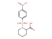 <span class='lighter'>2-PIPERIDINECARBOXYLIC</span> ACID, 1-[(4-<span class='lighter'>NITROPHENYL</span>)<span class='lighter'>SULFONYL</span>]-