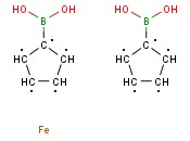1,1'-二硼酸二茂铁(含<span class='lighter'>有</span>数量不等的酸酐)