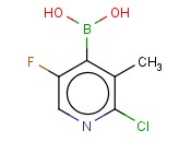2-CHLORO-5-FLUORO-3-PICOLINE-4-BORONIC ACID