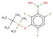 3-(TERT-BUTYLDIMETHYLSILYLOXY)-2,4,<span class='lighter'>6-TRIFLUOROPHENYLBORONIC</span> ACID