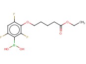3-(4-ETHOXYCARBONYLBUTYLOXY)-2,4,<span class='lighter'>6-TRIFLUOROPHENYLBORONIC</span> ACID