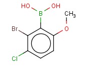 2-BROMO-3-CHLORO-6-METHOXYPHENYLBORONIC ACID