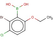 2-BROMO-6-ETHOXY-3-CHLOROPHENYLBORONIC ACID