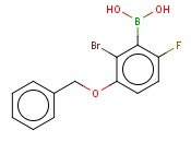 3-(BENZYLOXY)-2-BROMO-6-FLUOROPHENYLBORONIC ACID