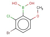 3-BROMO-2-CHLORO-6-METHOXYPHENYLBORONIC ACID