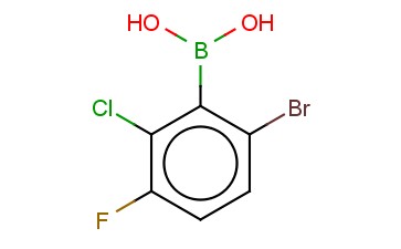 6-BROMO-2-CHLORO-3-<span class='lighter'>FLUOROPHENYLBORONIC</span> ACID