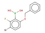 6-(BENZYLOXY)-3-BROMO-2-FLUOROPHENYLBORONIC ACID