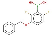 3-(BENZYLOXY)-<span class='lighter'>2,6-DIFLUOROPHENYLBORONIC</span> ACID