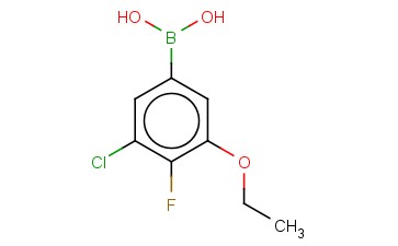 3-CHLORO-5-ETHOXY-4-<span class='lighter'>FLUOROPHENYLBORONIC</span> ACID