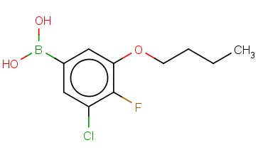 3-BUTOXY-5-CHLORO-4-<span class='lighter'>FLUOROPHENYLBORONIC</span> ACID