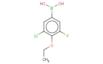 3-CHLORO-4-ETHOXY-5-<span class='lighter'>FLUOROPHENYLBORONIC</span> ACID