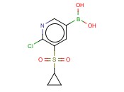 6-CHLORO-5-(CYCLOPROPYLSULFONYL)PYRIDIN-3-YLBORONIC ACID
