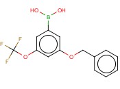 3-(苄<span class='lighter'>氧基</span>)-5-(<span class='lighter'>三</span><span class='lighter'>氟</span><span class='lighter'>甲</span><span class='lighter'>氧基</span>)<span class='lighter'>苯</span><span class='lighter'>硼酸</span>