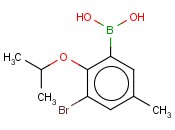 3-溴-2-<span class='lighter'>异</span><span class='lighter'>丙</span><span class='lighter'>氧基</span>-5-甲基苯基<span class='lighter'>硼酸</span>