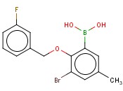 3-Bromo-2-(3'-fluorobenzyloxy)-5-methylphenylboronic acid
