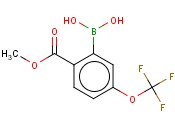 2-(<span class='lighter'>甲</span><span class='lighter'>氧基</span>羰基)-5-(<span class='lighter'>三</span><span class='lighter'>氟</span><span class='lighter'>甲</span><span class='lighter'>氧基</span>)<span class='lighter'>苯</span>硼酸