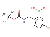 (2-<span class='lighter'>BOC-AMINO</span>METHYL-5-FLUOROPHENYL)BORONIC ACID