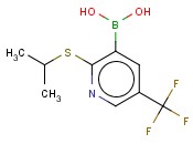 2-异<span class='lighter'>丙基</span>硫代-5-三氟甲基吡啶-3-<span class='lighter'>硼酸</span>