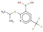 2-Isopropylthio-5-trifluoromethylpyridine-3-boronic acid