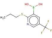 2-<span class='lighter'>丙基</span>硫代-5-三氟甲基吡啶-3-<span class='lighter'>硼酸</span>