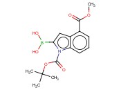 2-硼-1-(1,1-二甲基乙基)-1H-<span class='lighter'>吲哚</span>-1,4-二羧酸-4-甲酯