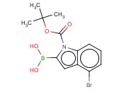 4-<span class='lighter'>BROMOINDOLE</span>-2-BORONIC ACID, N-BOC PROTECTED
