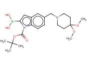 2-硼-5-[(4,4-<span class='lighter'>二甲</span>氧基-1-哌啶基)甲基]-1H-吲哚-1-<span class='lighter'>羧酸</span>-1-(1,1-<span class='lighter'>二甲</span>基乙<span class='lighter'>酯</span>)