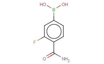 4-氨基<span class='lighter'>甲</span><span class='lighter'>酰</span>基-3-<span class='lighter'>氟</span><span class='lighter'>苯</span><span class='lighter'>硼酸</span>